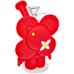 5" Silicone Standing Flower Guy Bong - Image 2