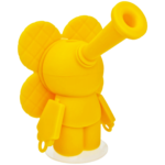 5" Silicone Standing Flower Guy Bong - Image 3