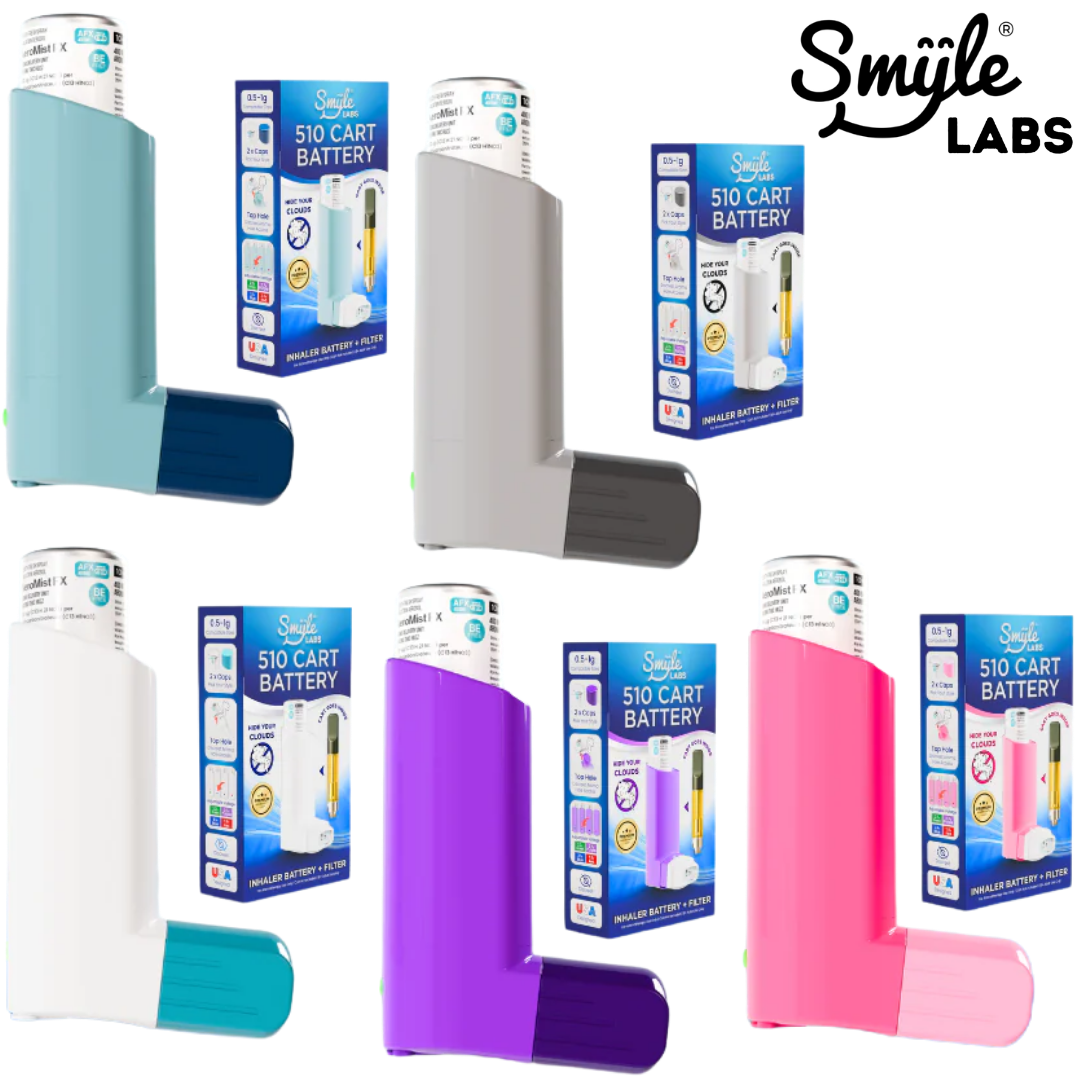 Smyle Inhaler 510 Cart Battery + Cloud Filters