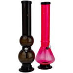 16" Acrylic Assorted Beaker w/ Metal Bowl & Carb