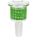 2.5" 14mm Basket Weave Decal Flower Bowl - Image 2