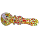 4.5" Confetti Frit Orb Body Maria Hand Pipe - Image 4