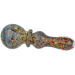 4.5" Confetti Frit Orb Body Maria Hand Pipe - Image 2
