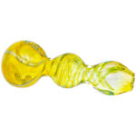 4" Fume w/ Single Color Line Swirl Hand Pipe - Image 2