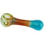 5" Tri Color Frit Thick Hand Pipe - Image 4
