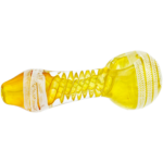 4.5" Twisted Cane Head & Mouth w/ Fume Inner Swirl Hand Pipe - Image 3