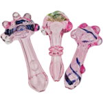 5" Assorted Pink Hand Pipe w/ Dots - Image 8
