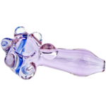 5" Assorted Pink Hand Pipe w/ Dots - Image 4
