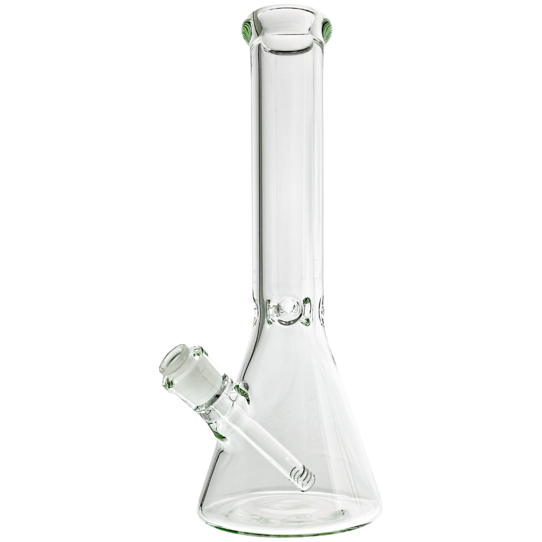 HS104-14” Cannabis Bong 14" Clear 7mm Beaker - Image 1