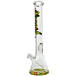 16" Monark Tie Dye Decal Thick Base Beaker (one off)