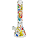 14" 7mm Pineapple Mushroom Mix Decal Beaker - Image 4
