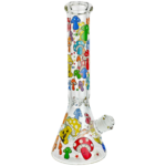 14" 7mm Pineapple Mushroom Mix Decal Beaker - Image 2