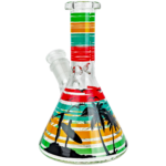 6" Palm Tree Encalmo Decal Beaker - Image 5