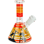 6" Palm Tree Encalmo Decal Beaker - Image 3