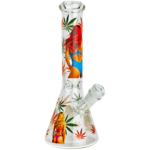 10" Hemp Leaf Booty Decal Beaker - Image 2
