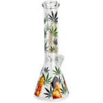 10" Hemp Leaf Booty Decal Beaker - Image 3