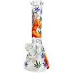 10" Hemp Leaf Booty Decal Beaker - Image 4