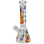 10" Hemp Leaf Booty Decal Beaker - Image 5