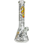 14" 7mm Hornet Decal Beaker - Image 3
