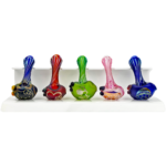 Element Sandblast Hand Pipes - 5 Pack w/ Stand