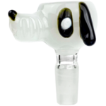 3" 14mm Cartoon Dog Face Flower Bowl - Image 6