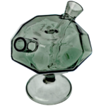 3.5" Color Diamond Footed Joint Bubbler - Image 4