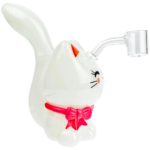 8.5" Sculpted Color Cat w/ Bow Rig - Image 3