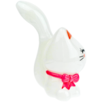 8.5" Sculpted Color Cat w/ Bow Rig - Image 5