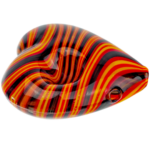 3.5" Vac Stack Line Swirl Heart Hand Pipe - Image 5