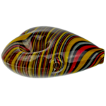 3.5" Vac Stack Line Swirl Heart Hand Pipe - Image 4