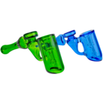 6.5" Single Color Recycler Hammer Bubbler Rig - Image 3