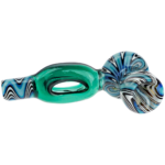 4.5" Wigwag Mouth & Bowl w/ Hollow Donut Body Hand Pipe - Image 3