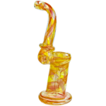 5.5" Dual Fume Accent Flat Mouth Maria Neck Sherlock Bubbler - Image 3