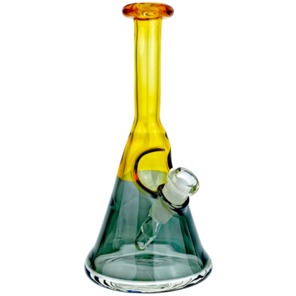 6.5" Costa Glass Two-Tone Flask Rig