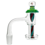 14 M 90° Color Ribbon w/ Opal Slurper Carb Cap & Pillar Banger Set - Image 2