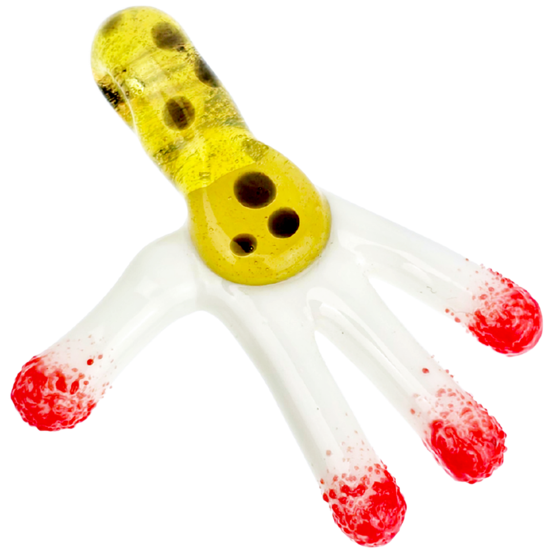 RDB-PENDANT-YLW Chester Pendant 2.5" Rude Boy Chester Cheeto Dust Pendy - Yellow - Image 1