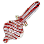 3" Color Fume Swirl Carb Cap - Image 2