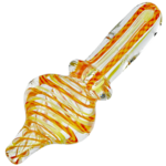 3" Color Fume Swirl Carb Cap - Image 3