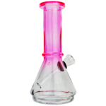 6" Gradient Soda Lime Beaker w/ Carb Bongs – 6 Pack Display - Image 4