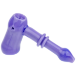 5" Solid Color Hammer Bubbler w/ Double Maria Neck - Image 5