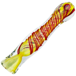 3" Fume Twisted Cane Chillum - Image 4