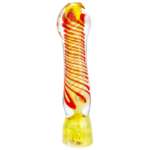 3" Fume Twisted Cane Chillum - Image 5