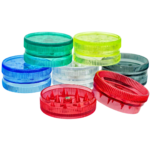 1" Plastic Two Piece Magnetic Grinder - 24 Pack Display - Image 5