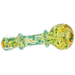 5" Fume Frit Maria & Flower Hand Pipe - Image 3