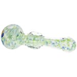 5" Rainbow Frit Square Body Hand Pipe - Image 2