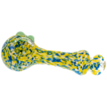4.5" Frit Maria & Flower Hand Pipe - Image 4