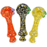 4.5" Frit Maria & Flower Hand Pipe - Image 6