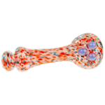 4.5" Frit Maria & Flower Hand Pipe - Image 5