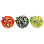 4.5" Frit Maria & Flower Hand Pipe - Image 7