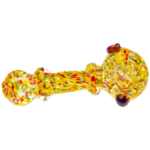 5" Rainbow Frit Maria Color Dot Hand Pipe - Image 3